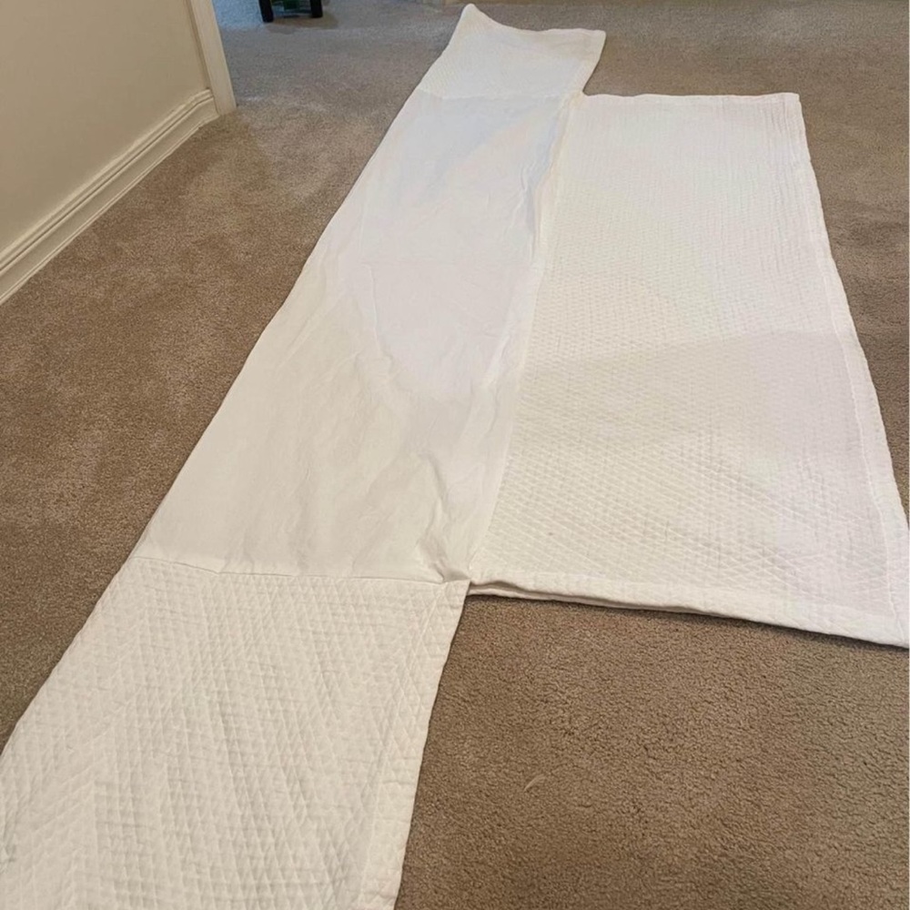 Pottery Barn Crib Skirt - Diamond Matelasse